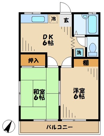 メゾンリコウの物件間取画像